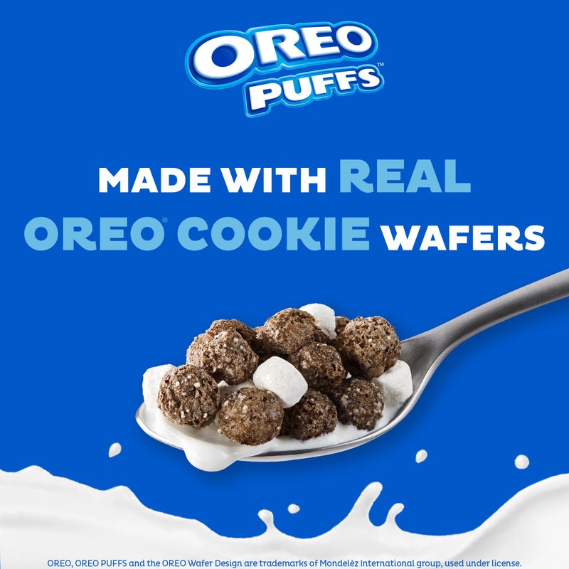 Post Oreo Puff Chocolate Breakfast Cereal, 10 oz Box - Image 5